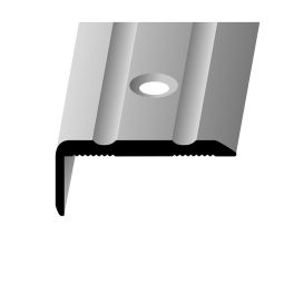 PARKETTFREUND Winkelprofil Alu eloxiert Edelstahl Schrauben und Dübel Übergangsschiene grau Robustes Aluminium‑Winkelprofil in Edelstahl‑Optik, verschiedene Varianten, bis 2m
