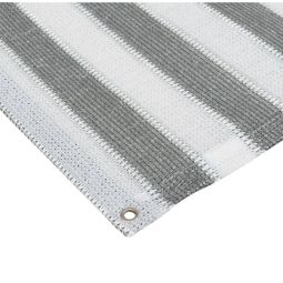 Balkon Sichtschutz Grau-Weiß 90x300 cm mit Ösen zur Befestigung