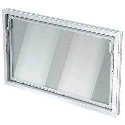 ACO Nebenraumfenster Kippfenster Einfachglas ESG Wärmeschutzverglasung, integrierte Mehrkammerhohlprofile für eine hohe Dämmkraft, große Glasfläche für maximalen Lichteinfall