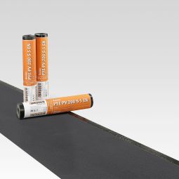 BAUDER Elastomerbitumen-Schweißbahn PYE PV 200 S5 Feinbestreuung Einsatzbereich als untere Lage im mehrlagig abgedichteten Flachdachsystem, 5 m²/Rolle