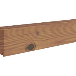 TraumGarten Sichtschutzzaun SYSTEM Rhombus Thermo-Holz Einzelprofil Profil 10x2x178 cm im Rhombus-Design, thermisch behandelt, kürzbar & wetterfest – für individuelle Zaunlösungen