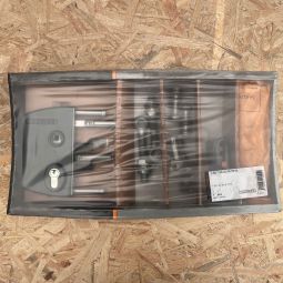 Sonderposten Drehflügeltor VARIO trend Zubehör-Set für Tore 1-flügelig anthrazit RAL 7016 Umfangreiches Zubehörpaket