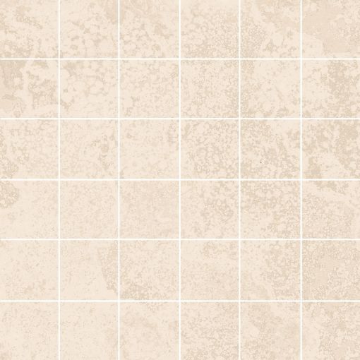 Wellker Keramikmosaik Chitre Ivory glasiert 2