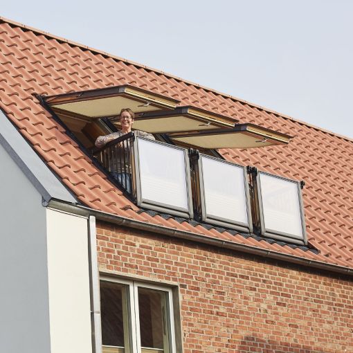 VELUX GDL Cabrio Holz/Kiefer ENERGIE 2
