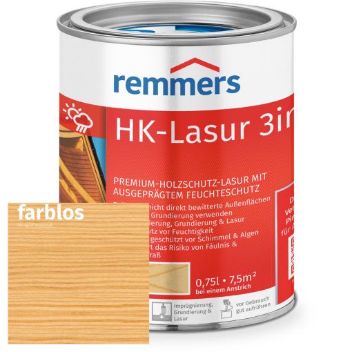 Remmers HK-Lasur 3in1 farblos 2