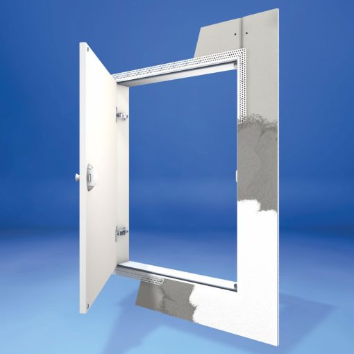 Wellhöfer Kniestocktüre wandbündige Ausführung mit 2