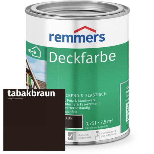 Remmers Deckfarbe tabakbraun 2
