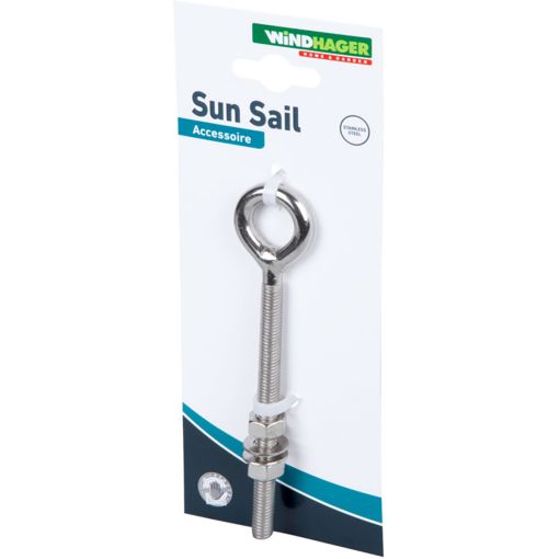 Windhager Ösen-Schraube 10 cm, Edelstahl 2