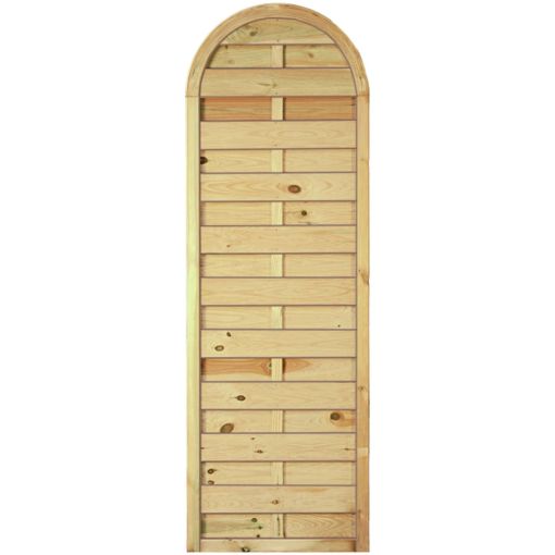 T&J Sichtschutzzaun Maxi Bogen schmal 2