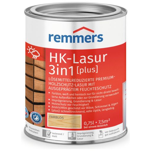 Remmers HK-Lasur 3in1 plus farblos 2