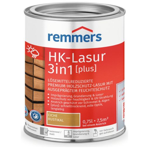 Remmers HK-Lasur 3in1 plus eiche 2