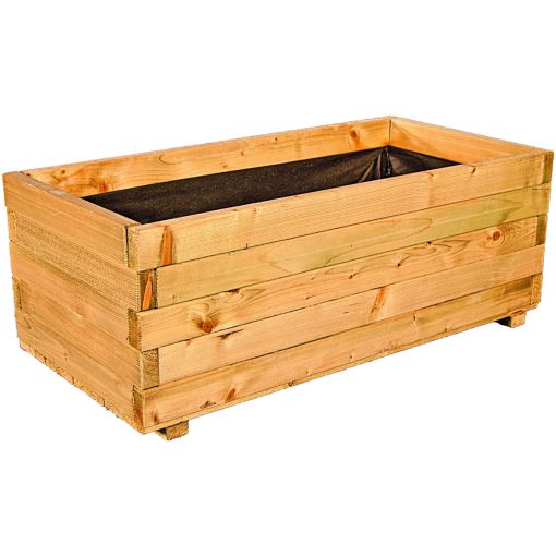 T&J Pflanzkübel HANS Rechteck inklusive 2