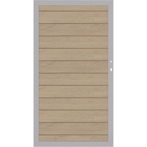 TraumGarten Sichtschutzzaun SYSTEM WPC CLASSIC 2