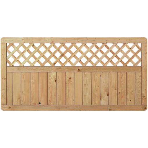 T&J Gartenzaun CLASSIC mit Dekorgitter 2