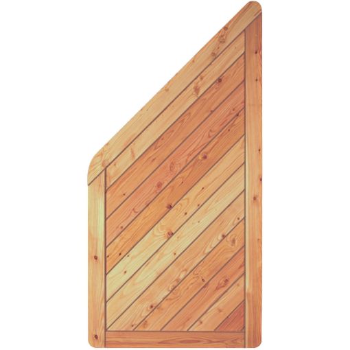 T&J Sichtschutzzaun ESBJERG Lärche Anschluss 2