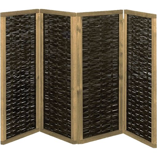 T&J PAULINA Paravent aus Weide 2