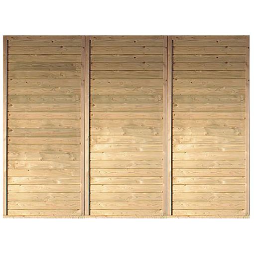 Karibu Rückwand für Carport 2