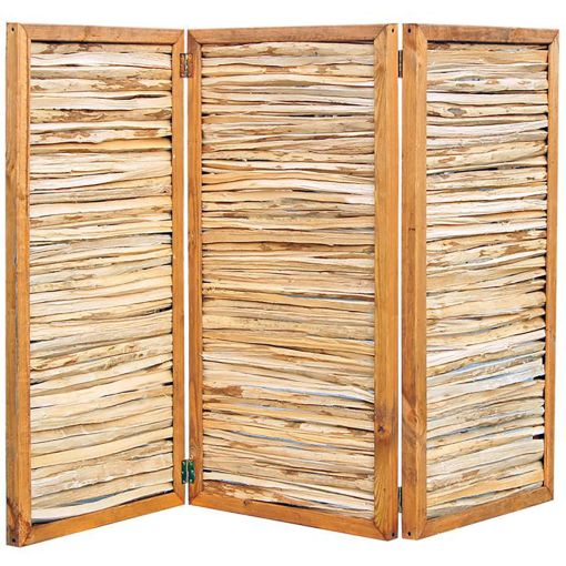 NOOR Haselnuss-Paravent 2