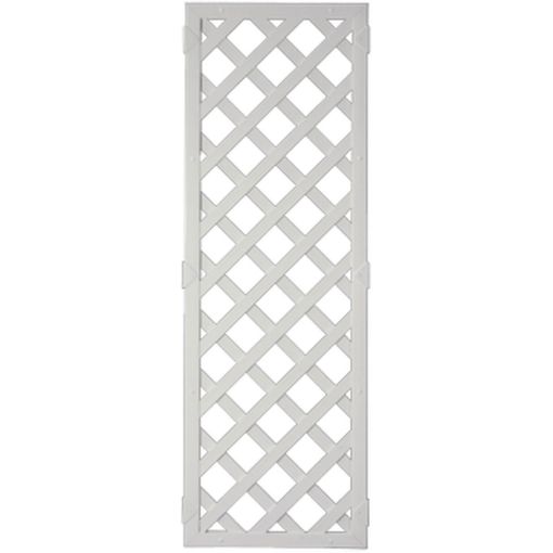 T&J Sichtschutzzaun LIGHTLINE Rankgitter weiß 2