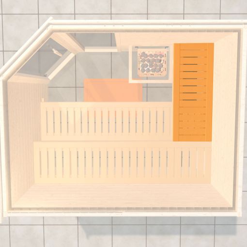 weka Querliege für Sauna aus 2