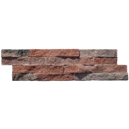 Wellker Wandverblender Naturstein Rot Bunt 2