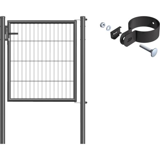 Alberts Einstabmatten Einzeltorset anthrazit-metallic 2