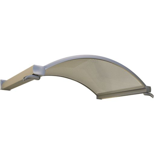 gutta Rundbogenvordach NO Edelstahloptik Dach 2