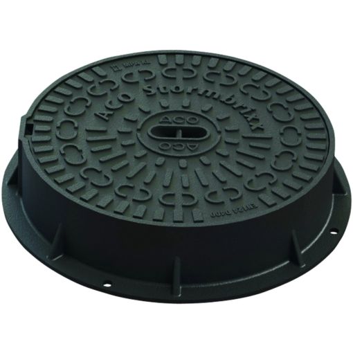 ACO Stormbrixx Blockrigole Schachtabdeckung ohne 2
