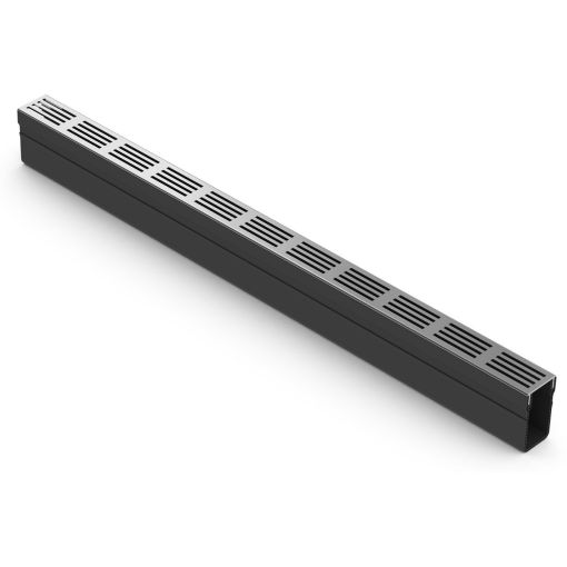 ACO Slimline Rinne mit Aluminiumrost 2