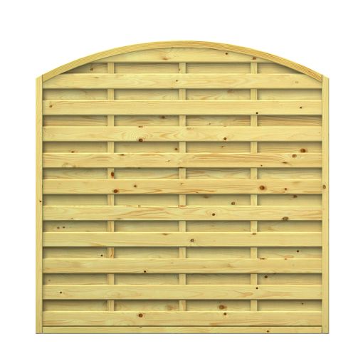 Wellker Sichtschutzzaun KDI Holz Rundung 2