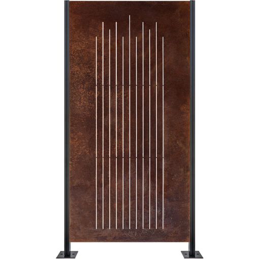 Wellker Sichtschutzelement GERAS CORTEN VERTICAL 2