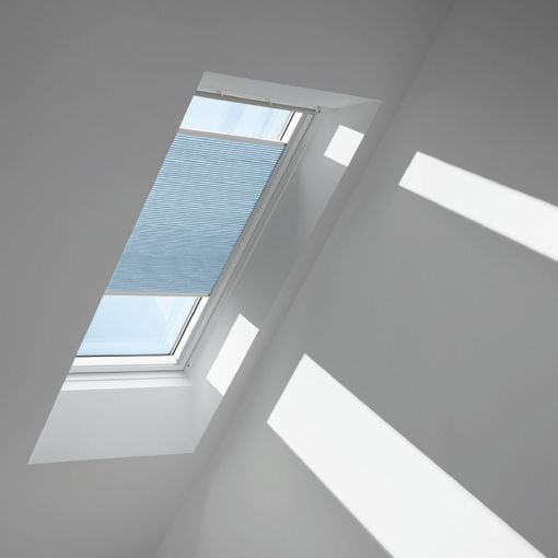 VELUX Wabenplissee Gletscherblau 1169 2