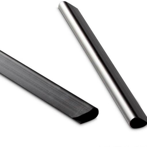 NOOR Klemmschiene Schwarz Sichtschutzstreifen Doppelstabzaun 2