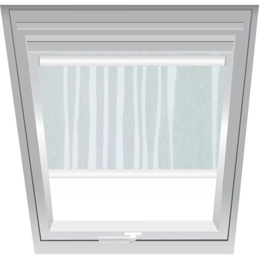 Roto Sichtschutzrollo Streifen-Grau 3-R51 2