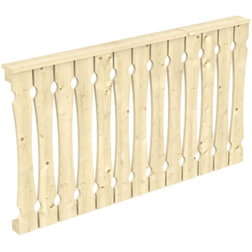 Skan Holz Brüstung Balkonschalung, für 2