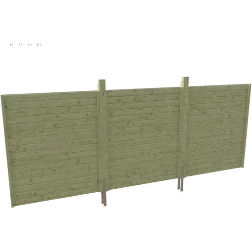 Skan Holz Rückwand Profilschalung Doppelcarport 2