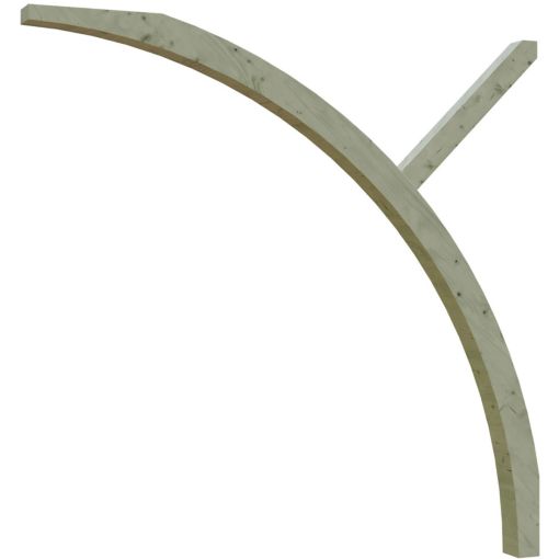 Skan Holz Einfahrtsbogen Imprägniert für 2