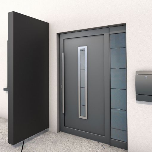 gutta Seitenteil Rechteckvordach BS anthrazit 2