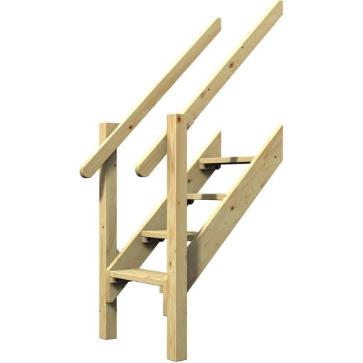 WINNETOO Treppe mit Geländer für 2