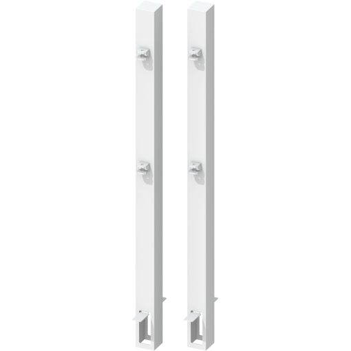 TraumGarten Gartenzaun Torpfosten-Set für Doppeltor 2