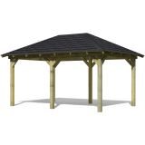Karibu Pavillon Perida Sparset Holzpavillon