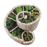 bellissa Gabionen Kräuterspirale