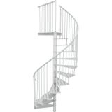 Minka Spindeltreppe Portofino weiß Wendeltreppe