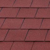 Skan Holz Bitumenschindeln Rechteck rot Dachschindeln