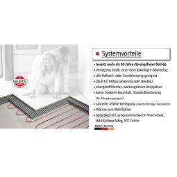 Jollytherm elektrische Fußbodenheizung Terraheat Comfort 5