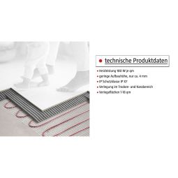 Jollytherm elektrische Fußbodenheizung Terraheat Comfort 4