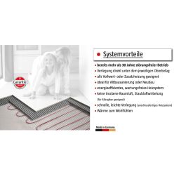 Jollytherm elektrische Fußbodenheizung Terraheat Comfort 4