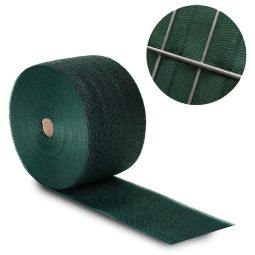 NOOR Sichtschutzstreifen Doppelstabzaun Textil grün 3