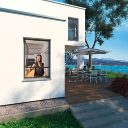 Windhager Insektenschutz Expert Plisseefenster Anthrazit 3