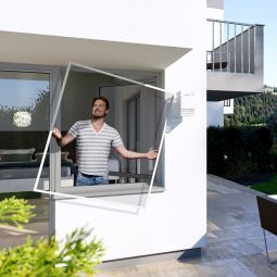 Windhager Insektenschutz Plus Rahmenfenster Weiß 3